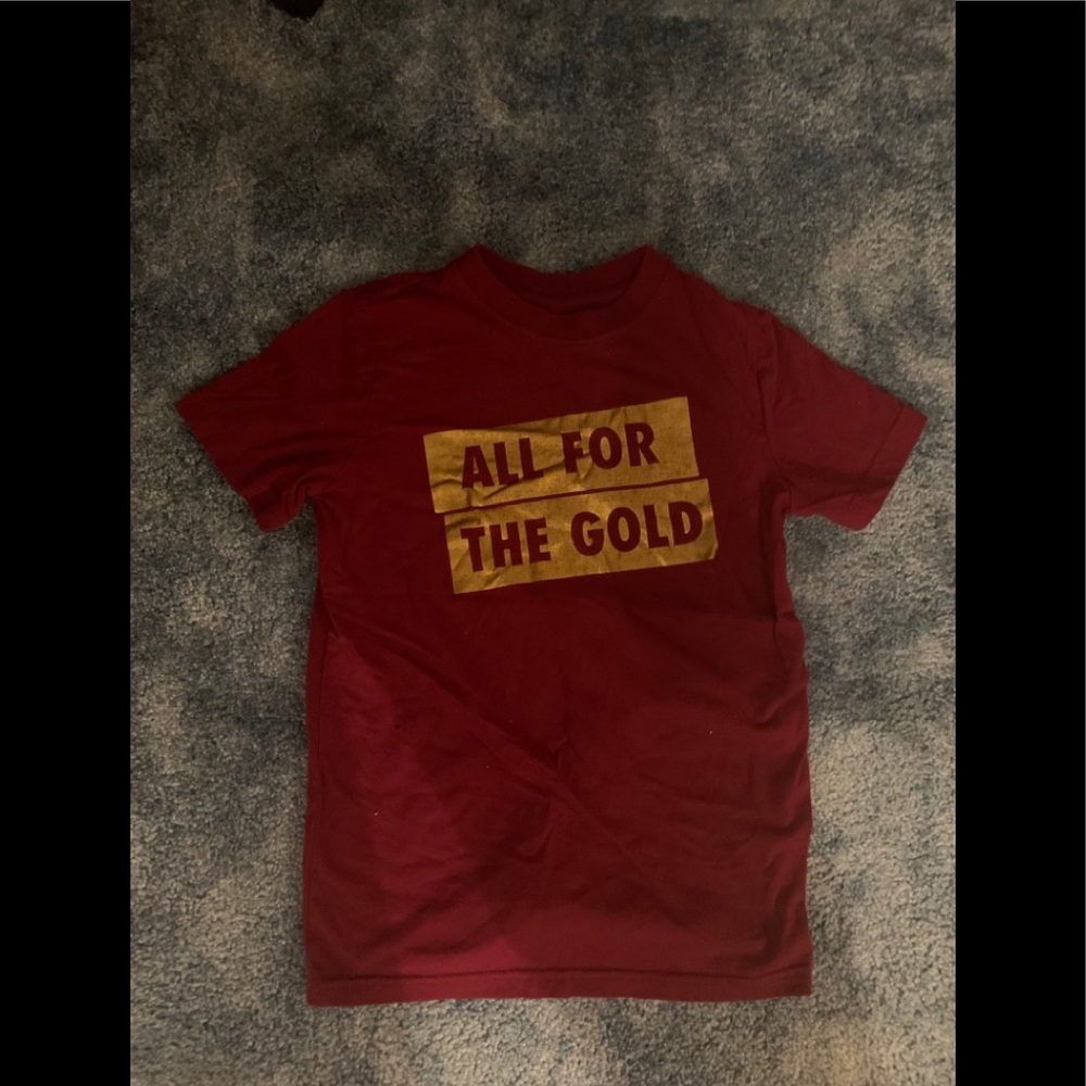 All for the gold boys tshirt
